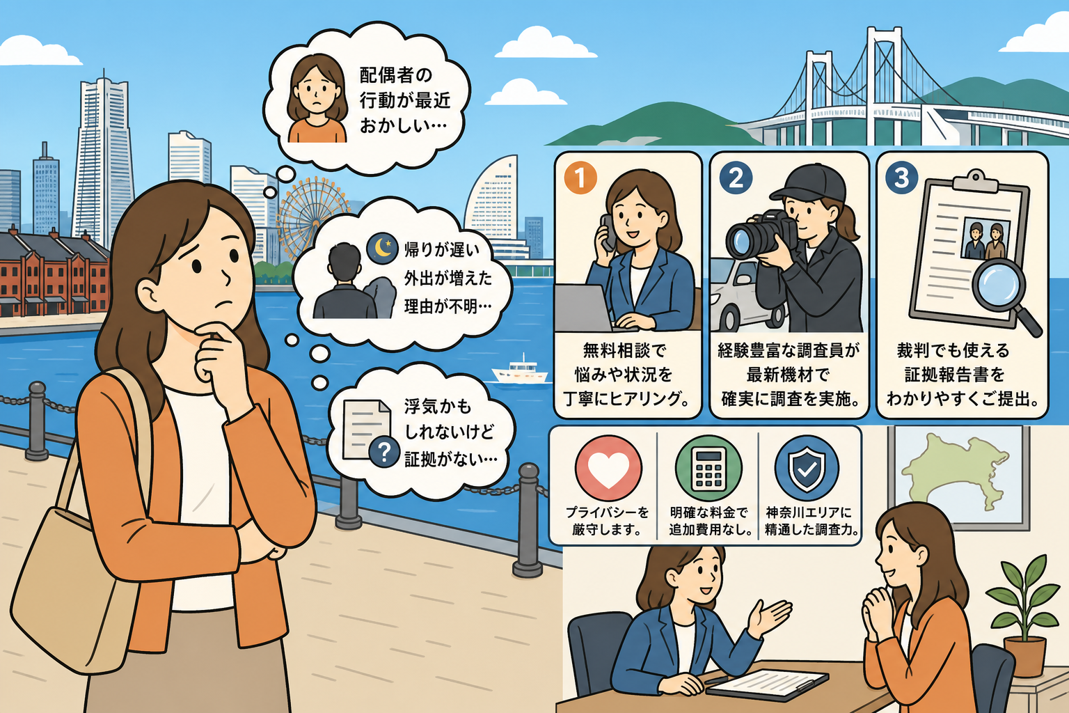 みらい探偵社の口コミ評判ガイド｜神奈川版
