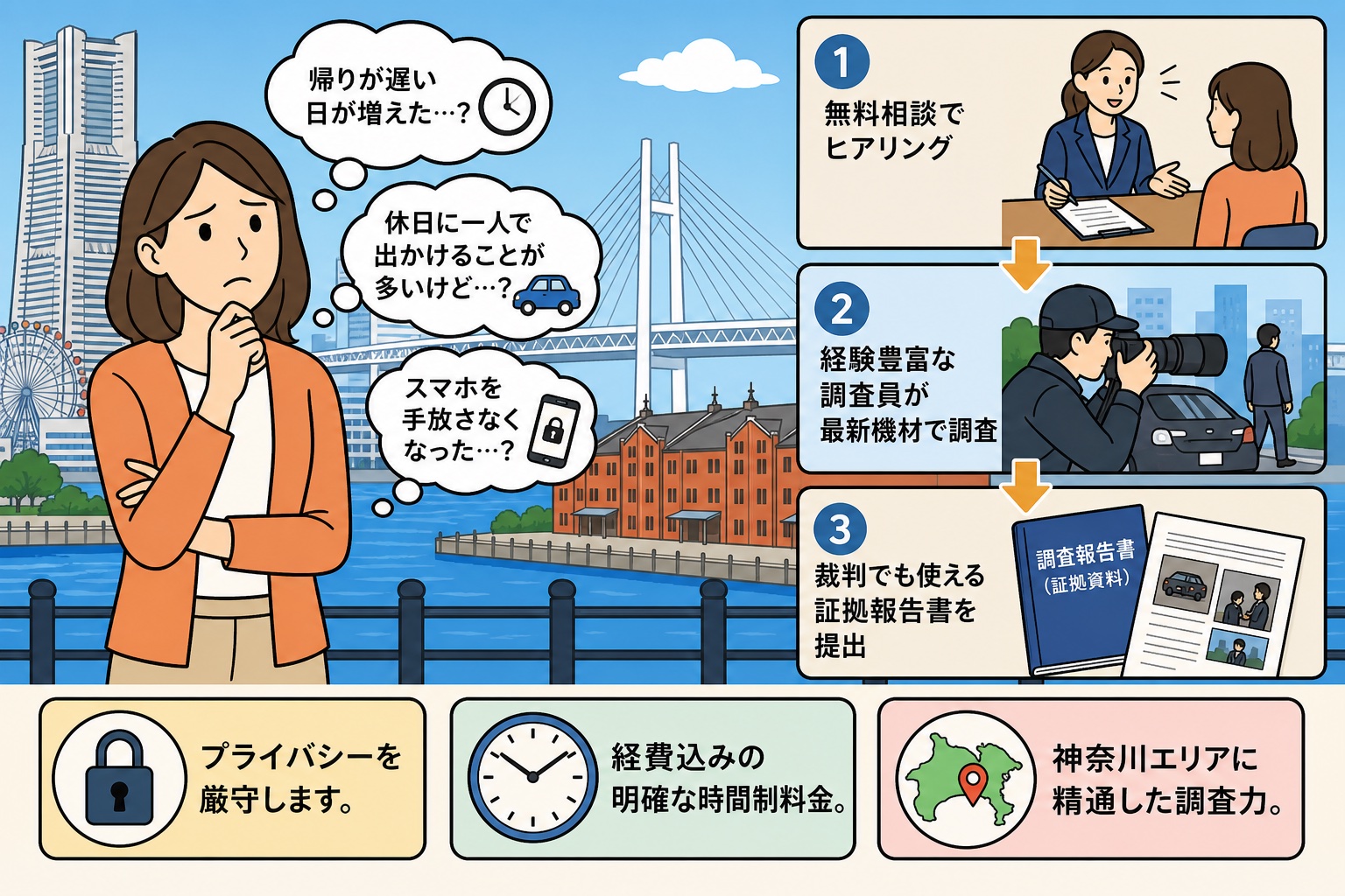 みらい探偵社の口コミ評判ガイド｜神奈川版